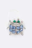 Crystal Beetle Toe Ring